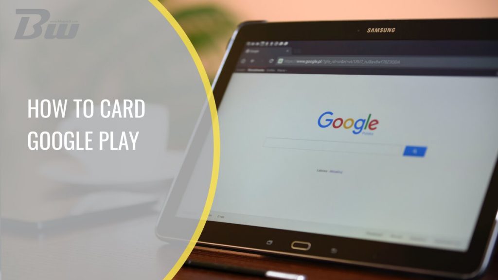How to card Google Play