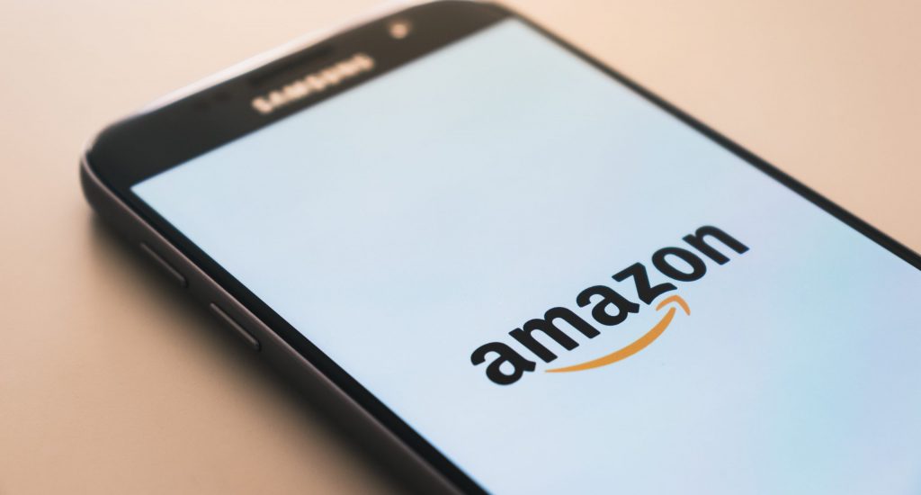 Image of Amazon on phone