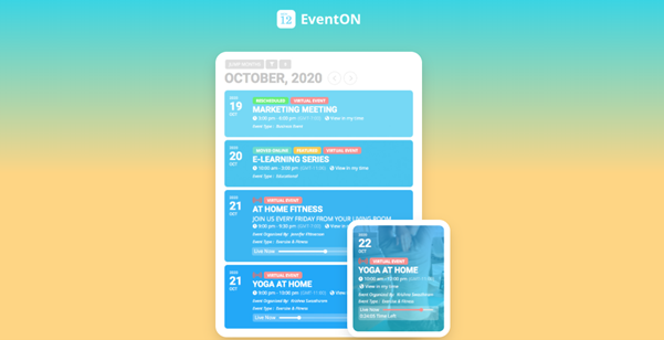 EventON landing page