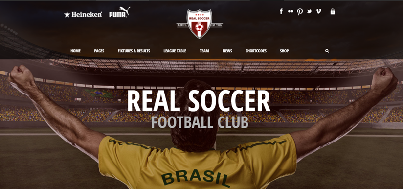 Real Soccer demo page