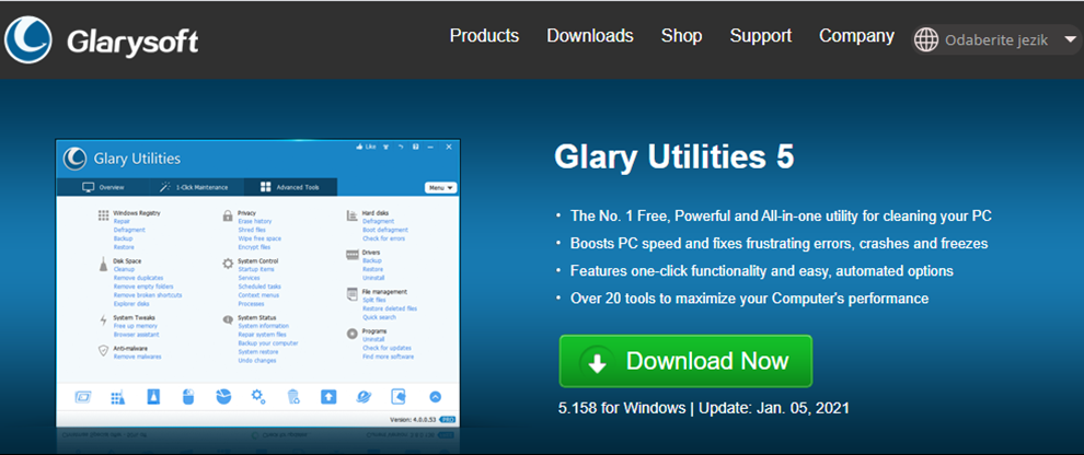 instal the new for windows Glary Utilities Pro 5.207.0.236