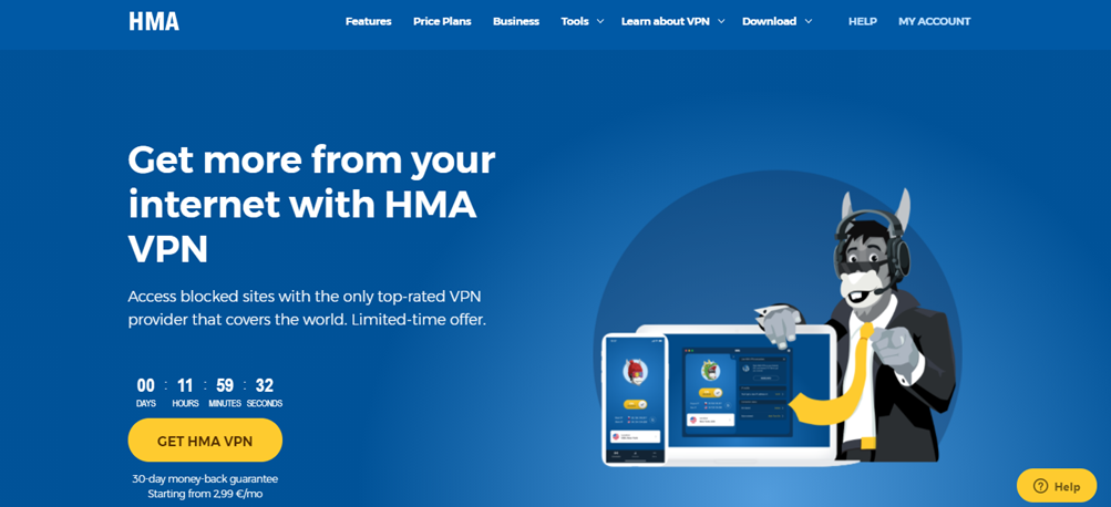 HMA landing page