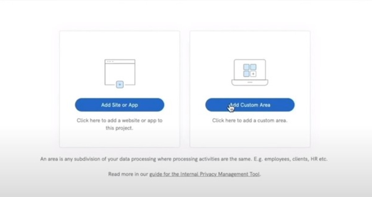 iubenda internal privacy management step three