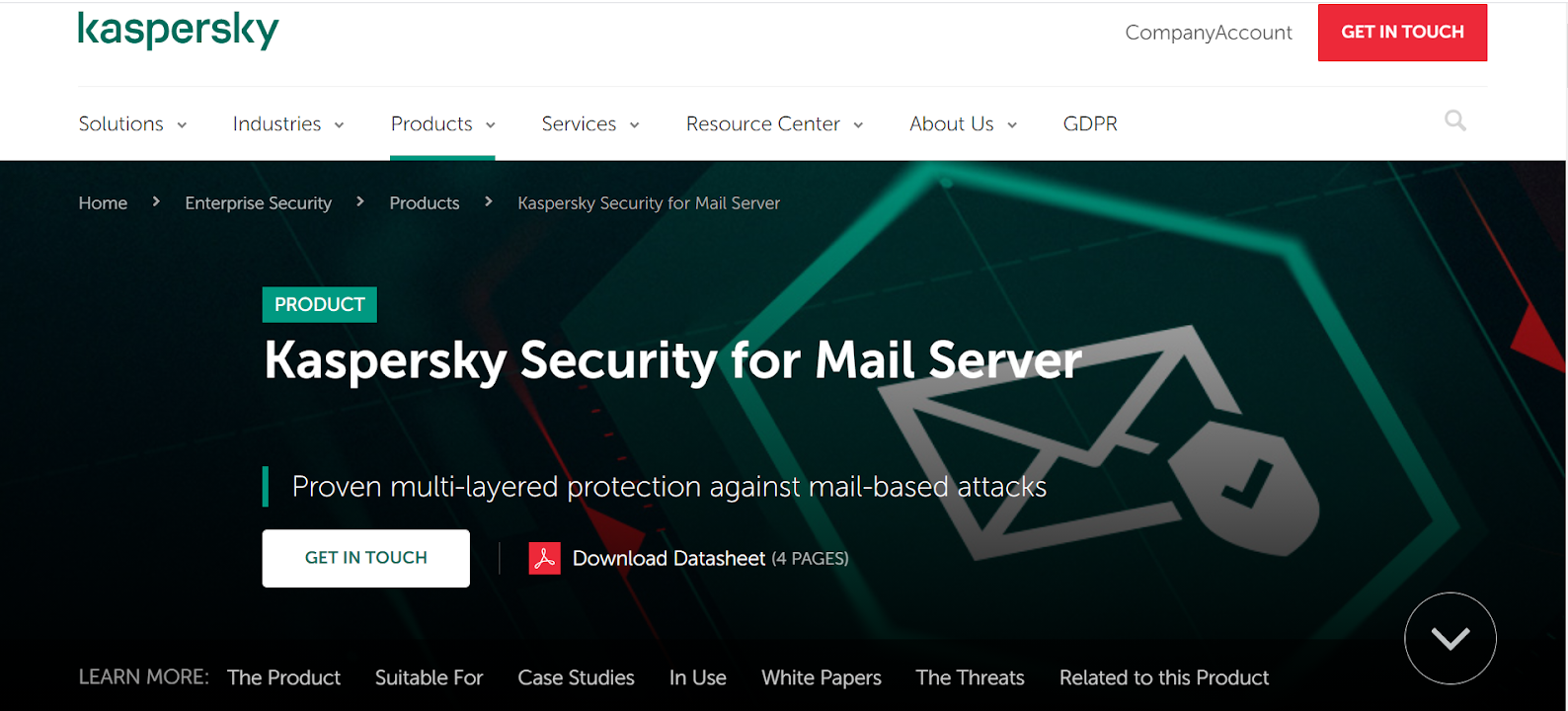 Kaspersky for mail server