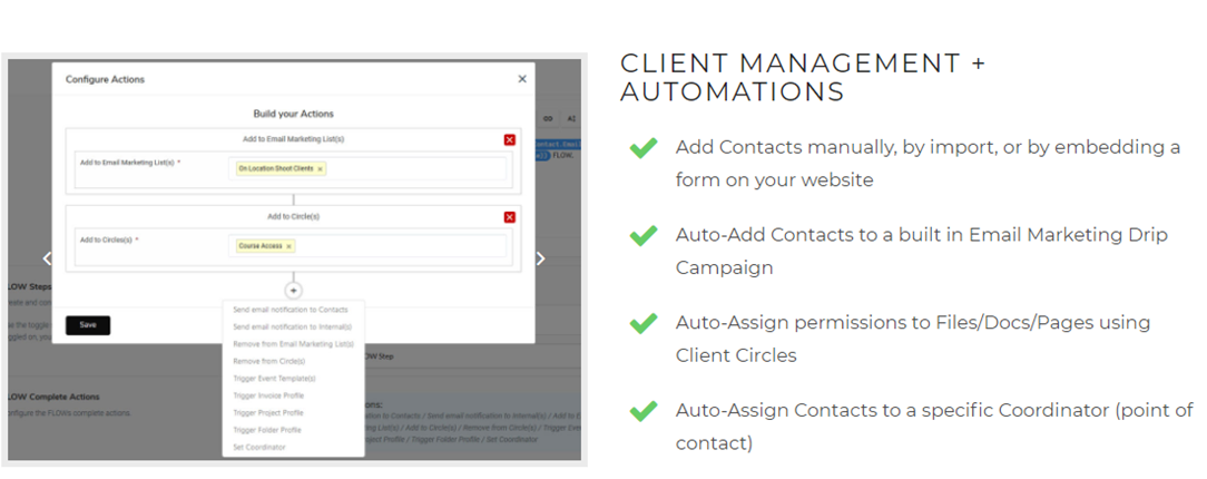 SuiteDash client management feature