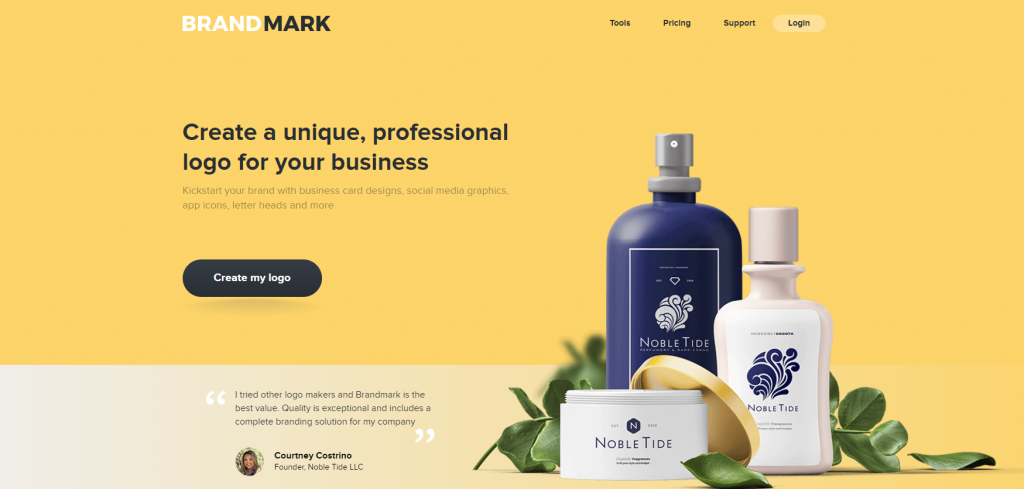 Brandmark homepage