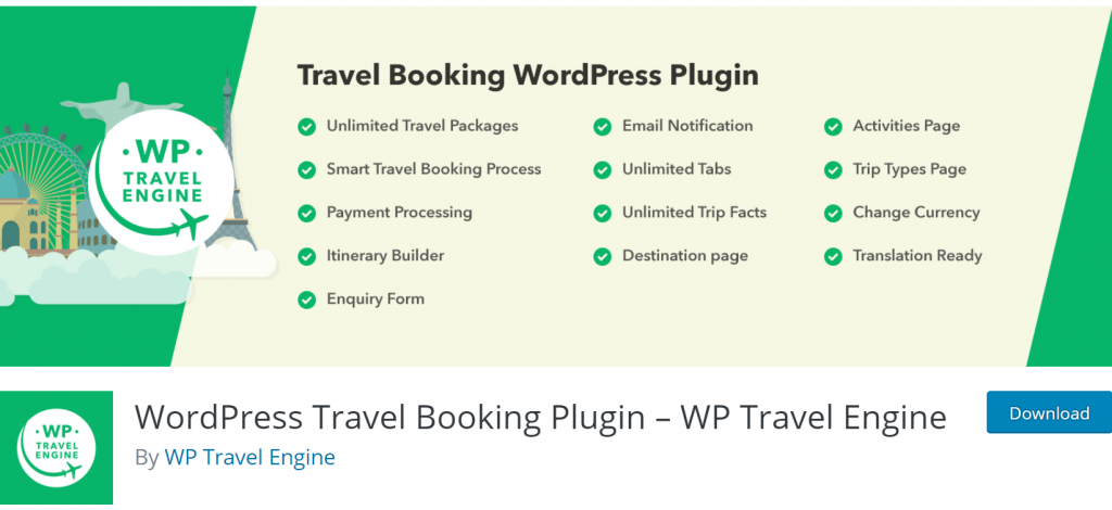 WP Travel Engine banner