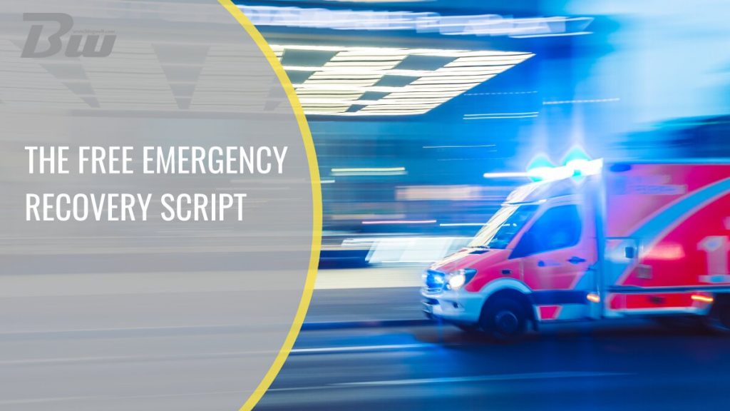 Free Emergency Recovery Script