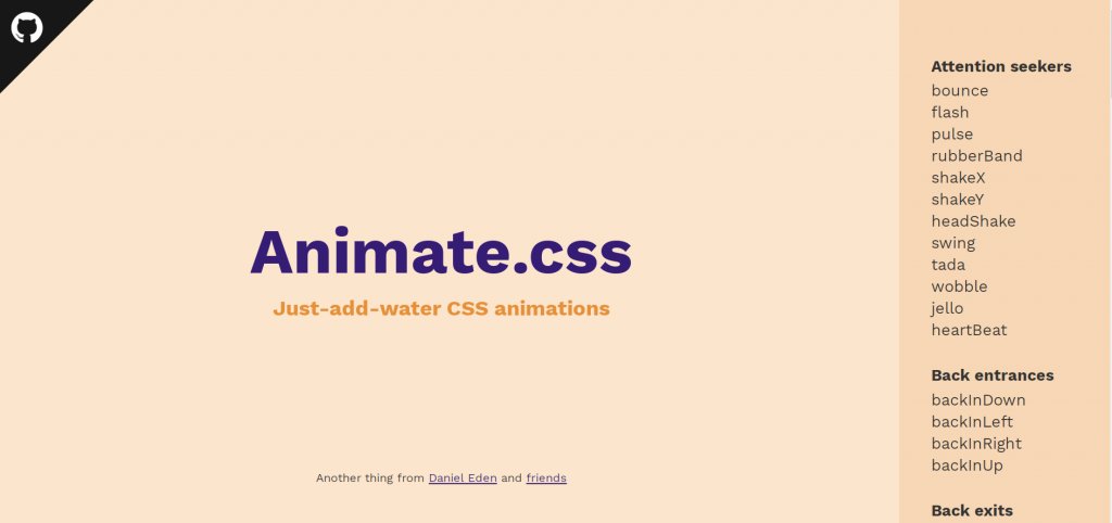 Animate.css website