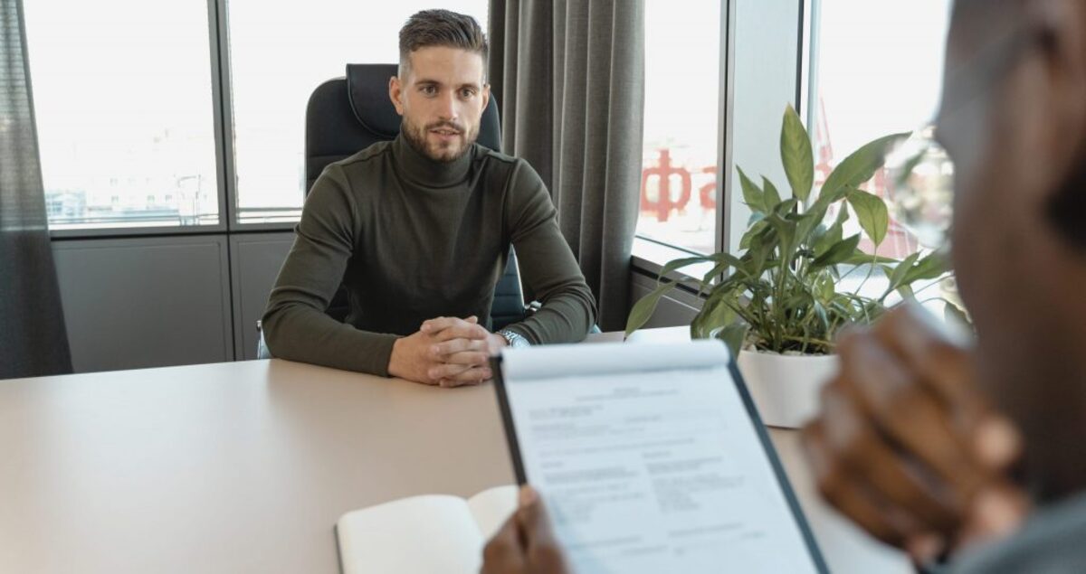 Businessman man people desk