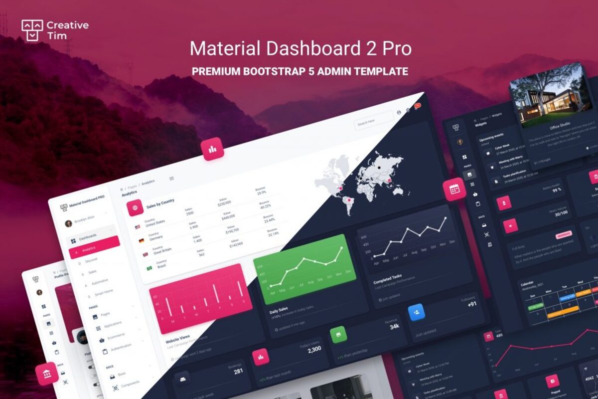 MaterialDashboard Pro