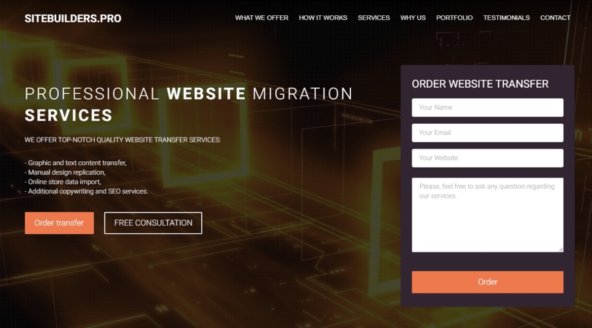 Sitebuilder.PRO website