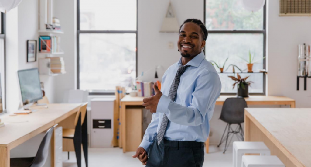 Man Giving Thumbs Up