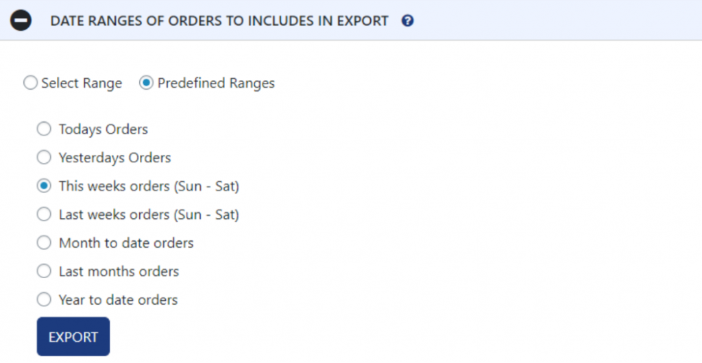 WooCommerce Date ranges