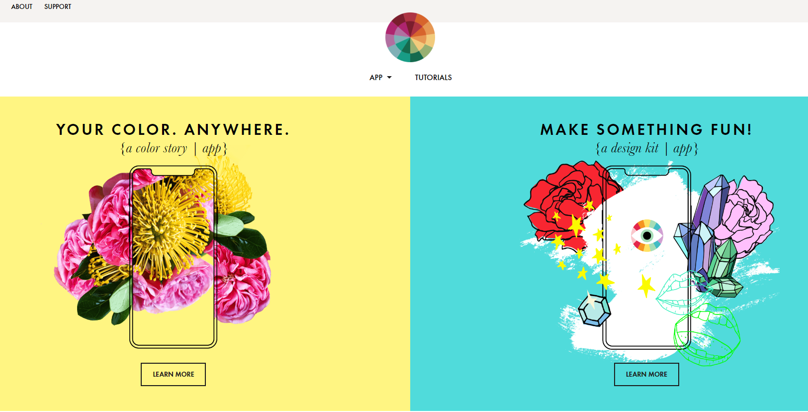 A Color Story website