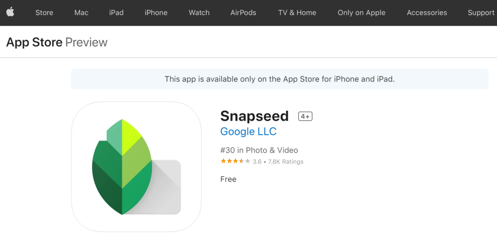 Snapseed on App Store