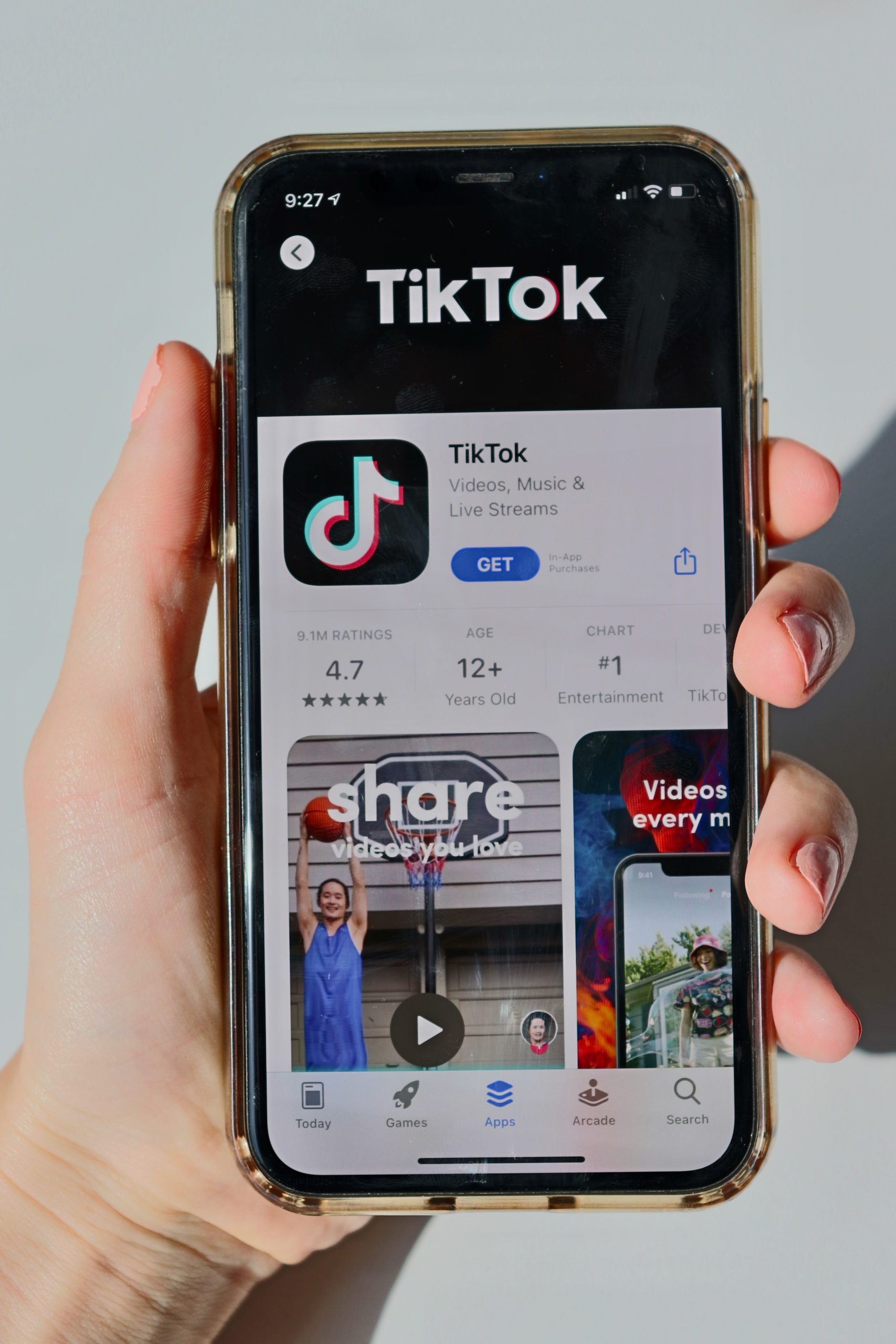 tiktok marketing app homepage